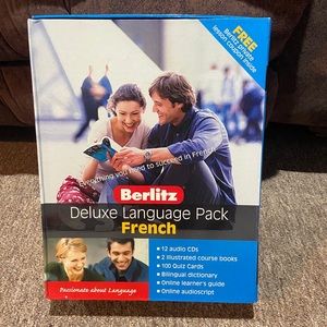 Berlitz French learning kit
